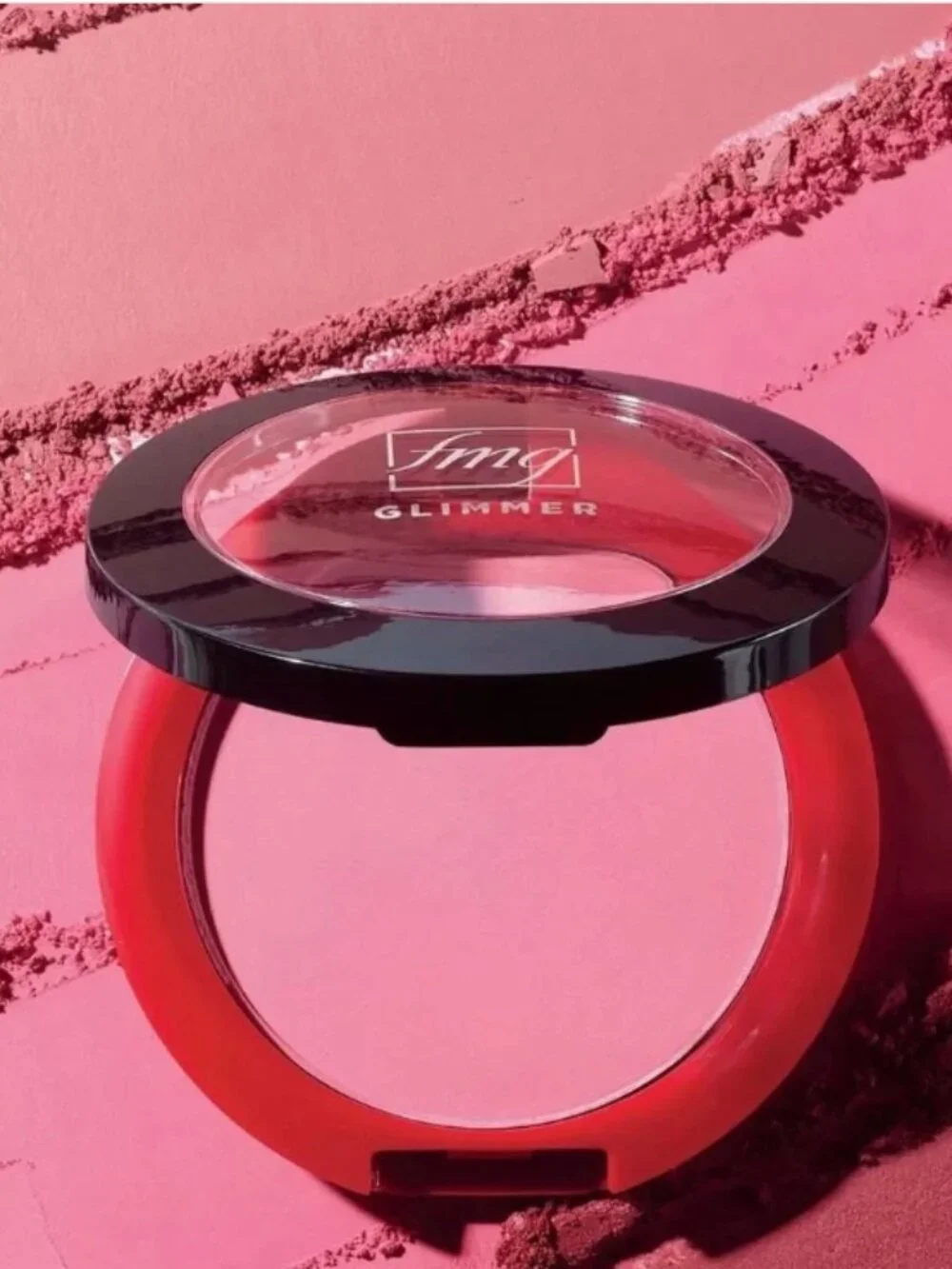 FMG Glimmer Powder Blush Petal Pink New in Box Matte Finish